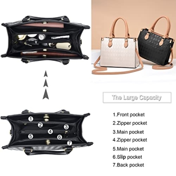 BAIKELI Purses and Handbags for Women Top Handle Satchel Tote Bag for Ladies Purse Shoulder Bags