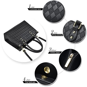 BAIKELI Purses and Handbags for Women Top Handle Satchel Tote Bag for Ladies Purse Shoulder Bags