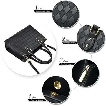 BAIKELI Purses and Handbags for Women Top Handle Satchel Tote Bag for Ladies Purse Shoulder Bags