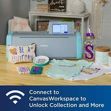 Brother ScanNCut Rhinestone Starter Kit CARSKIT1, Accessory Set with Template Sheets, Positioning Brush, 1,450 Gems and 100 Patterns, Hotfix for Crafts, Personalized Clothing and More