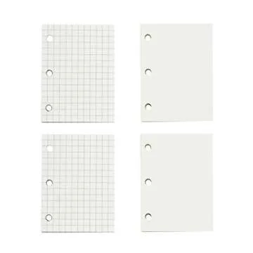 Mini Planner Inserts - 3-Ring Binder Paper Refill Sheets