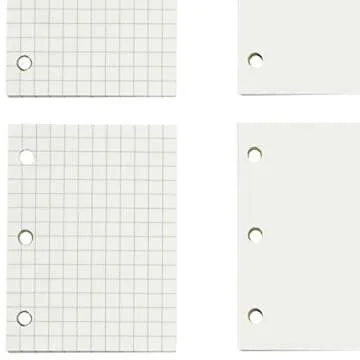 Mini Planner Inserts - 3-Ring Binder Paper Refill Sheets