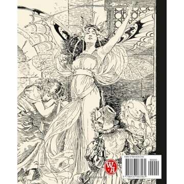 Composition Notebook College Ruled: Fairy Vintage Illustration | Cute Fairycore Aesthetic Journal Fo...