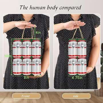 bagmad 50 Pack 8x4.75x10 Inch Medium Green Gift Paper Bags with Handles Bulk, Kraft Bags, Craft Groc...