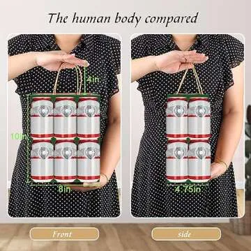 bagmad 50 Pack 8x4.75x10 Inch Medium Green Gift Paper Bags with Handles Bulk, Kraft Bags, Craft Groc...