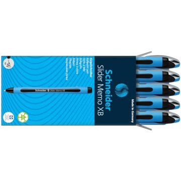 Schneider Slider Memo XB Ballpoint Pen, Box of 10 Pens