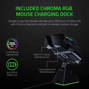 Razer Basilisk Ultimate Wireless Gaming Mouse with RGB