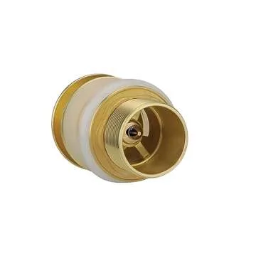 Brass Freestanding Tub Drain, Pop Up Freestanding Tub Drain Plug, Fits Most Freestanding Tub Drain Kits (Brushed Gold)