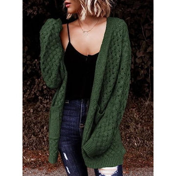 Dokotoo Womens Oversized Cardigan Cozy Sweater for All Seasons