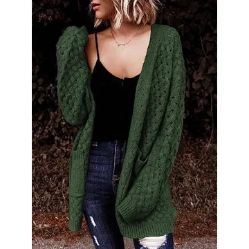 Dokotoo Womens Oversized Cardigan Cozy Sweater for All Seasons