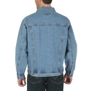 Wrangler Men's Unlined Denim Jacket Vintage Indigo Style