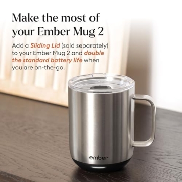 Ember Smart Mug 2 App-Controlled Heated Coffee Mug