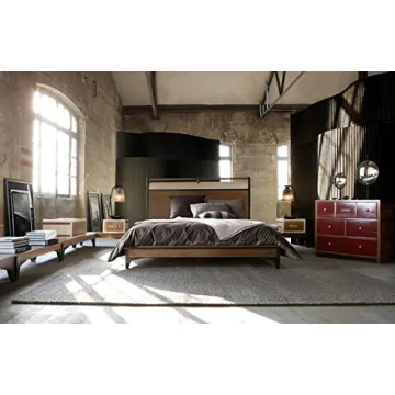 Aivond Vintage Amber Glass Table Lamps Set with USB Port