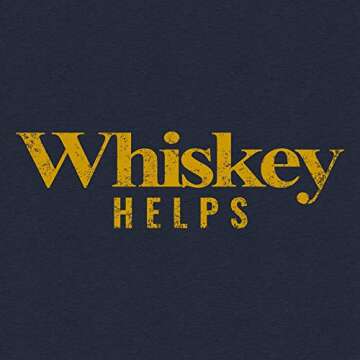 Grunt Style Whiskey Helps Men's T-Shirt (Midnight Navy, Large)