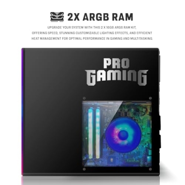 HP Desktop i5 PC, 32GB RAM, 1TB SSD, Curved Monitor & RGB