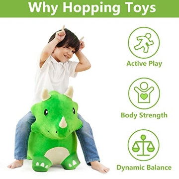 Dinosaur Hopper Toy for Kids - Age 2-6