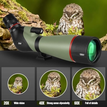 Gosky HD Spotting Scope 20-60X80 for Outdoor Enthusiasts