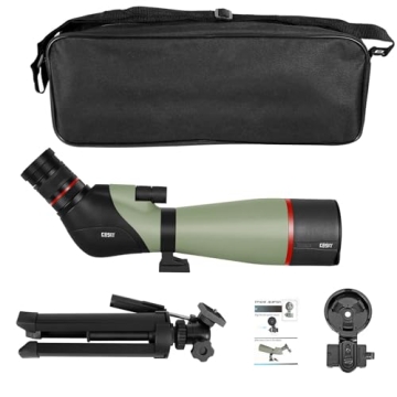 Gosky HD Spotting Scope 20-60X80 for Outdoor Enthusiasts