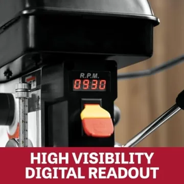 JET 12-Inch Variable-Speed Drill Press for Precision Work