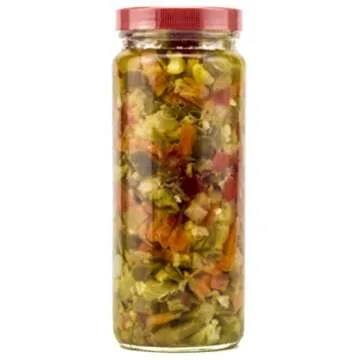 Marconi Mild Giardiniera 16 Ounce Gourmet Condiment