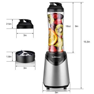 La Reveuse Personal Smoothies Blender - Portable 300 Watts