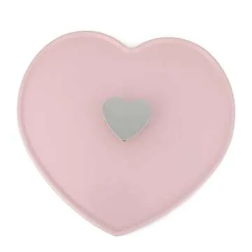 Martha Stewart Heart Shaped 4-Quart Enamel Cast Iron Dutch Oven - Pink