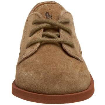 Ralph Lauren Layette baby boys Morgan Hard Sole (Infant/Toddler) oxford flats, Dirty Buck, 2 Infant M US