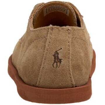 Ralph Lauren Layette baby boys Morgan Hard Sole (Infant/Toddler) oxford flats, Dirty Buck, 2 Infant M US