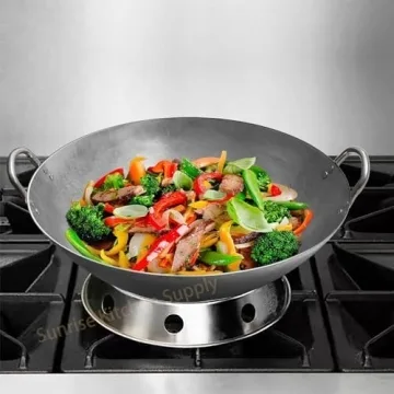 SUNRISE Kitchen Wok Ring for 14" Round Bottom Woks