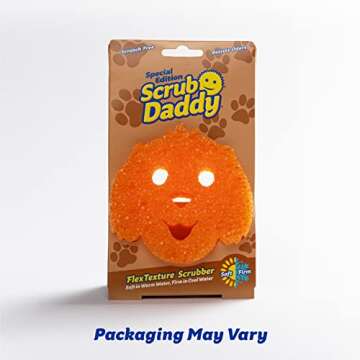 Scrub Daddy Special Edition Pets Dog - Scratch-Free Multipurpose Dish Sponge - BPA Free & Made with ...
