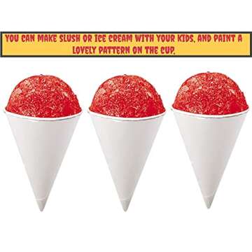 Smygoods Disposable White Paper Cone Cups (Pack of 200-4.5 oz) Eco-Friendly, Leak-Proof, Ideal for Events, Water Coolers, Quick Hydration & Efficient Cleanup