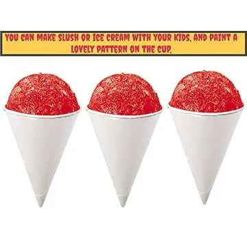 Smygoods Disposable White Paper Cone Cups (Pack of 200-4.5 oz) Eco-Friendly, Leak-Proof, Ideal for Events, Water Coolers, Quick Hydration & Efficient Cleanup