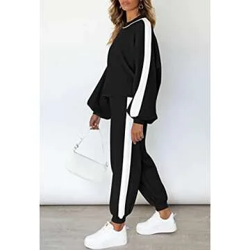Viottiset Women's Knit Pullover Sweatsuit Set
