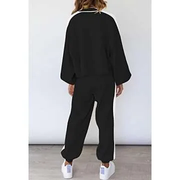 Viottiset Women's Knit Pullover Sweatsuit Set
