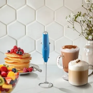 Zulay Milk Frother - Handheld Foam Maker for Lattes and More