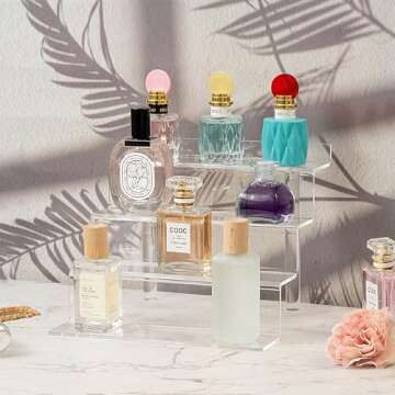 12 Inch Acrylic Shelf for Stylish Home Organization