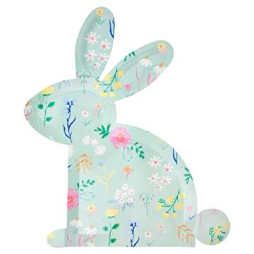 Meri Meri Wildflower Bunny Plates for Festive Fun