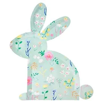 Meri Meri Wildflower Bunny Plates for Festive Fun