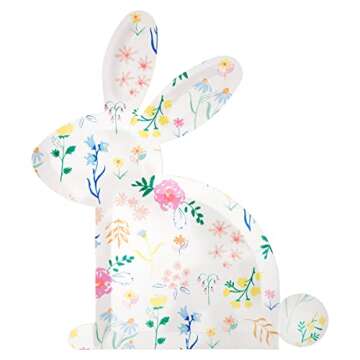 Meri Meri Wildflower Bunny Plates for Festive Fun