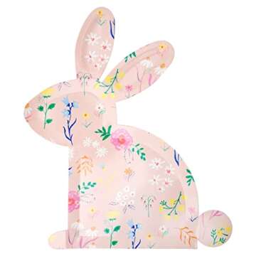 Meri Meri Wildflower Bunny Plates for Festive Fun