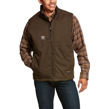 ARIAT Men's Rebar Duracanvas Vest | Wind & Water Resistant For Ultimate Comfort