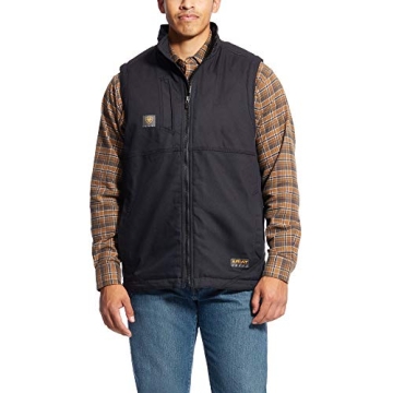 Durable ARIAT Men's Rebar Duracanvas Vest for Comfort