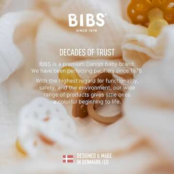 BIBS Pacifiers - Boheme Collection for Infants in Cloud/Blush