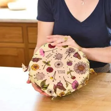 Eco-Friendly Bee's Wrap Roll - Reusable & Vegan Food Storage