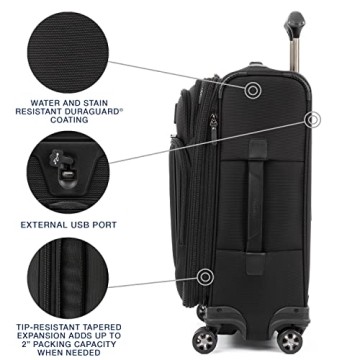 Travelpro Crew Versapack Softside Expandable Carry on Luggage