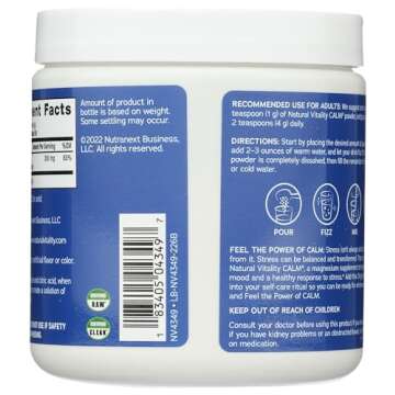 NATURAL VITALITY Original Calm Magnesium Drink Mix, 8 OZ