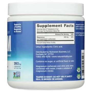 NATURAL VITALITY Original Calm Magnesium Drink Mix, 8 OZ