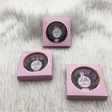 3D Mink Lashes, Mikiwi D390-3, 3 Pairs, Thick HandMade Full Strip Lashes, Cruelty Free, Luxury Makeup, 20mm mink eyeLashes (D390-3)
