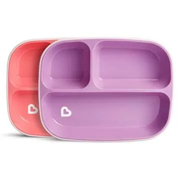 Munchkin Splash Toddler Dining Set, Plates and Bowls 4 Piece