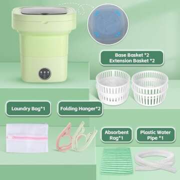 Compact 11L Mini Washing Machine for Every Need